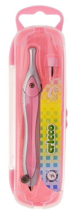 Cyrkiel szkolny Cricco z grafitami, pastel, etui – zdjęcie 5