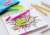 Flamastry grip 5 kol. neonowych + 5 kol.pastelowych w etui Faber-Castell – zdjęcie 3