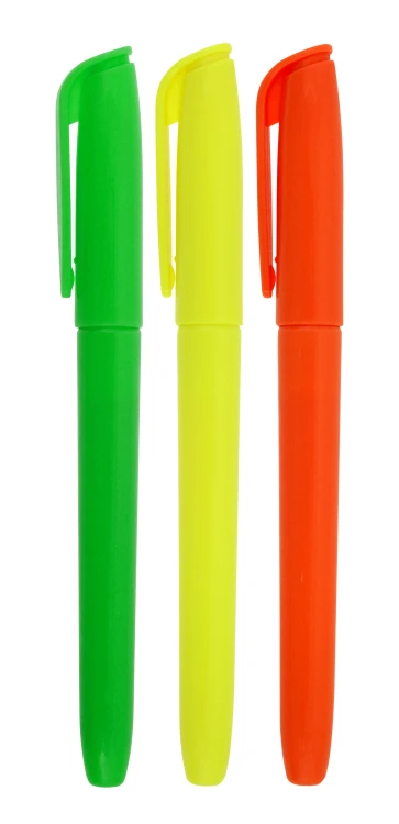 Zakreślacz MemoBe w pisaku 3-kol. etui – zdjęcie 2