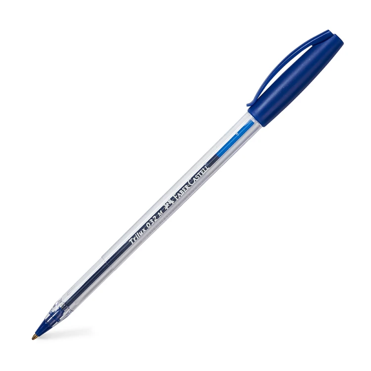 Długopis trilux 032 niebieski Faber-Castell – zdjęcie 2