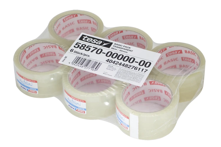 Taśma pakowa tesapack basic 66M x 50 mm transparent – zdjęcie 2