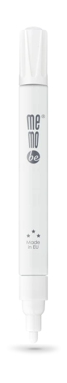 Marker olejowy MM301 MemoBe, końcówka okrągła 2-4 mm biały – zdjęcie 2