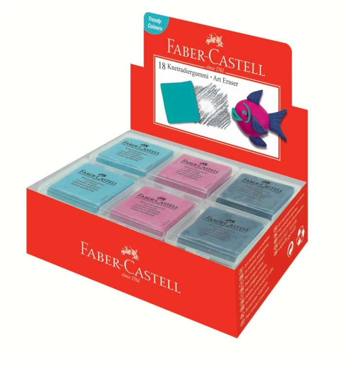 Gumka artystyczna (chlebowa) kol. trend Faber-Castell – zdjęcie 3