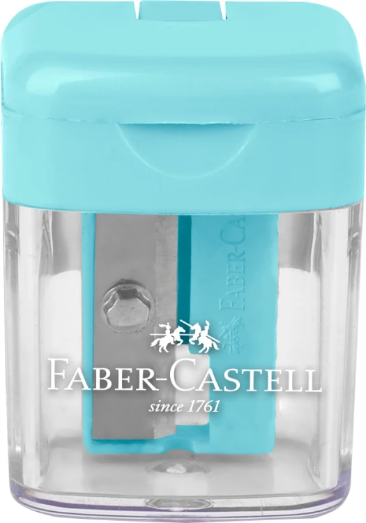 Temperówka pojedyncza z pojemnikiem mixkolorów Faber-Castell – zdjęcie 4