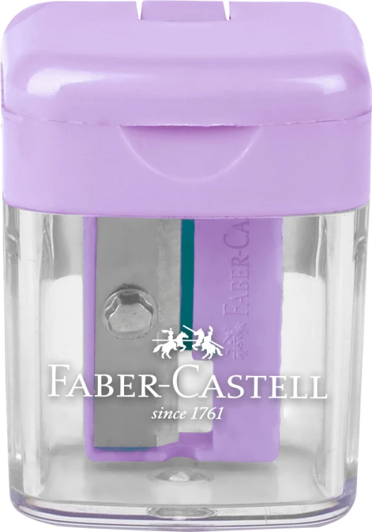 Temperówka pojedyncza z pojemnikiem mixkolorów Faber-Castell – zdjęcie 5