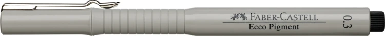 Cienkopis ecco pigment 0,3 mm czarny Faber-Castell – zdjęcie 3