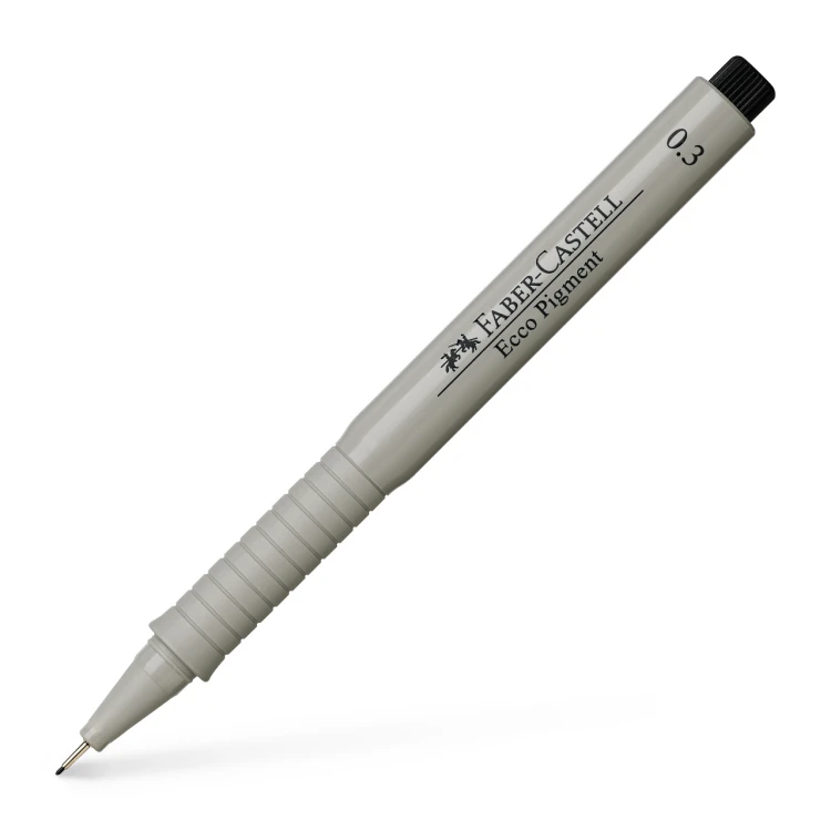 Cienkopis ecco pigment 0,3 mm czarny Faber-Castell – zdjęcie 5