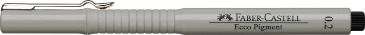 Cienkopis ecco pigment 0,2 mm czarny Faber-Castell – zdjęcie 3