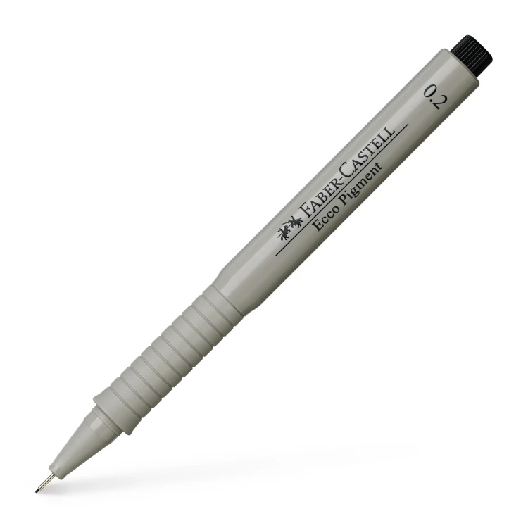 Cienkopis ecco pigment 0,2 mm czarny Faber-Castell – zdjęcie 5