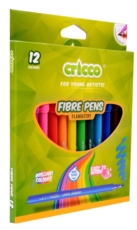 Flamastry Cricco 12-KOL. op. kartonowe – zdjęcie 2