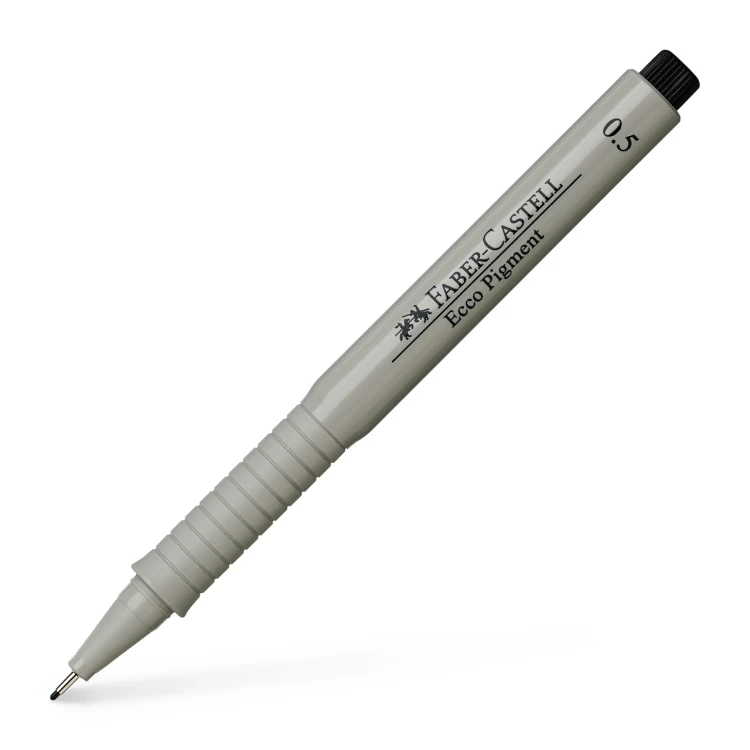 Cienkopis ecco pigment 0,5 mm czarny Faber-Castell – zdjęcie 5