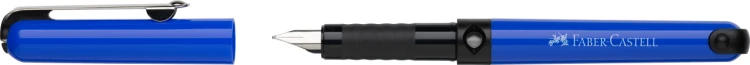 Pióro wieczne szkolne niebieskie + 6 naboi Faber-Castell – zdjęcie 2