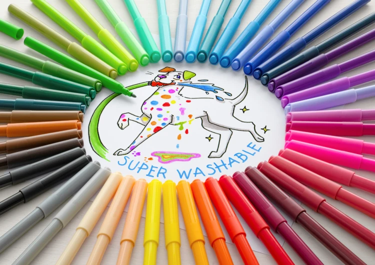 Flamastry zamek 12 kol. opakowanie kartonowe Faber-Castell – zdjęcie 2