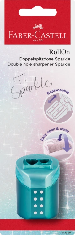 TEMPERÓWKA PODWÓJNA RollOn SPARKLE 1 SZT. BLISTER FABER--CASTELL – zdjęcie 2