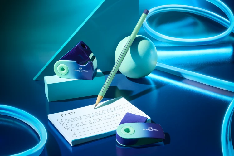 Ołówek grip 2001 flow edition buzzing blue Faber-Castell – zdjęcie 2