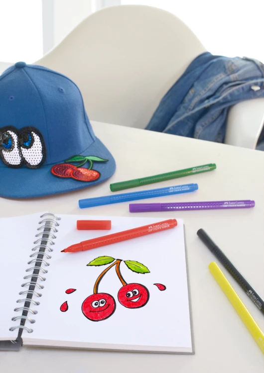 Flamastry grip 10 kol. w etui Faber-Castell – zdjęcie 6