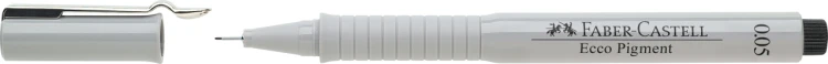 Cienkopis ecco pigment 0,05 mm czarny Faber-Castell – zdjęcie 2