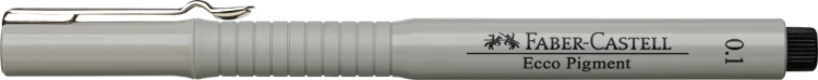 Cienkopis ecco pigment 0,1 mm czarny Faber-Castell – zdjęcie 3