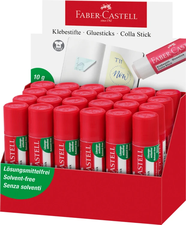 Klej w sztyfcie 10 g Faber-Castell – zdjęcie 2