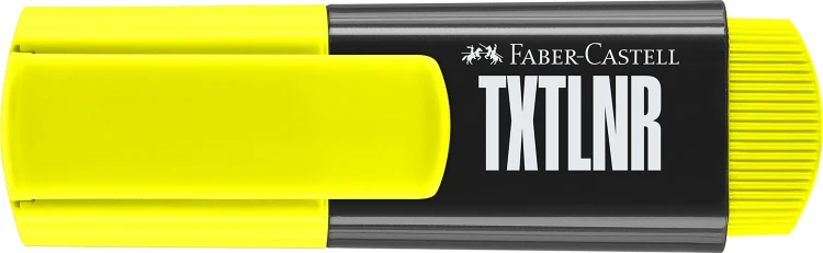 Zakreślacz mini txtlnr neonowy żołty Faber-Castell – zdjęcie 2