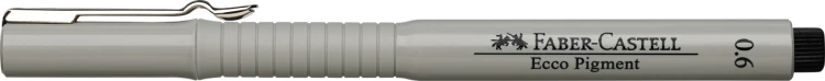 Cienkopis ecco pigment 0,6 mm czarny Faber-Castell – zdjęcie 3