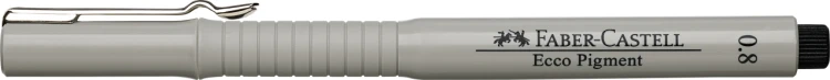 Cienkopis ecco pigment 0,8 mm czarny Faber-Castell – zdjęcie 3