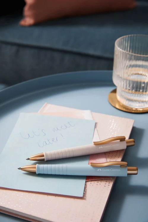 Długopis poly ball urban pale rose Faber-Castell – zdjęcie 4
