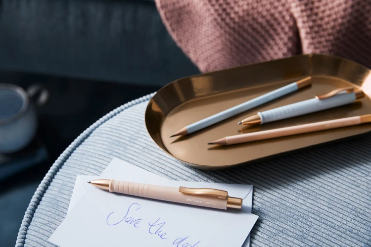 Długopis poly ball urban pale rose Faber-Castell – zdjęcie 6