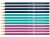 Ołówek 1111 HB mix kolorów 12 sztuk blister Faber-Castell – zdjęcie 2