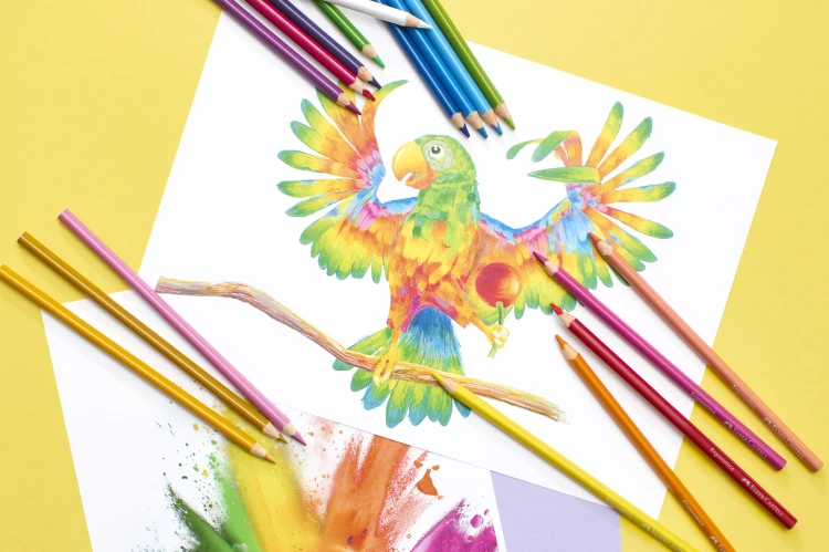 Kredki trójkątne ergonomics 12 kol. grafit 4 mm Faber-Castell – zdjęcie 3