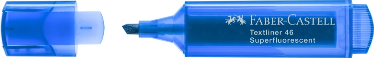 Zakreślacz 1546 niebieski Faber-Castell – zdjęcie 2
