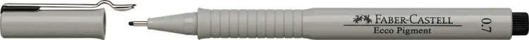 Cienkopis ecco pigment 0,7 mm czarny Faber-Castell – zdjęcie 2