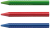 Kredki grip jumbo trójkątne WOSKOWE12 kol. opakowanie kartonowe Faber-Castell – zdjęcie 2