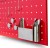 TABLICA MAGNETYCZNA BEZ RAMY MEMOBOARDS, CZERWONA Z OTWORAMI, 50x35 cm – zdjęcie 2