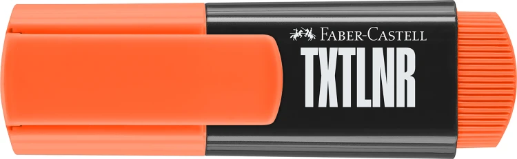 Zakreślacz mini txtlnr neonowy pomarańczowy Faber-Castell – zdjęcie 2