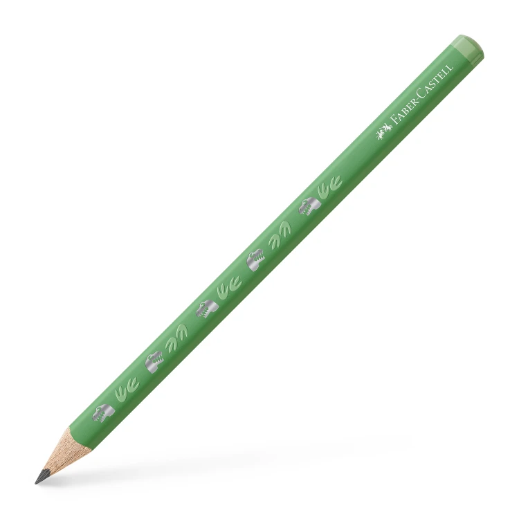 Ołówek jumbo edycja dinozaury HB zielonyfaber-castell – zdjęcie 2