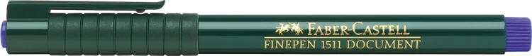 Cienkopis finepen 1511 0,4 mm niebieski Faber-Castell – zdjęcie 3