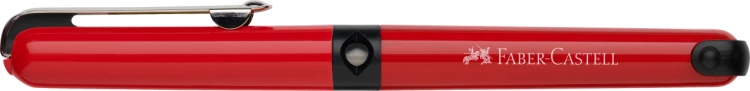 Pióro wieczne szkolne czerwone + 6 naboi Faber-Castell – zdjęcie 4