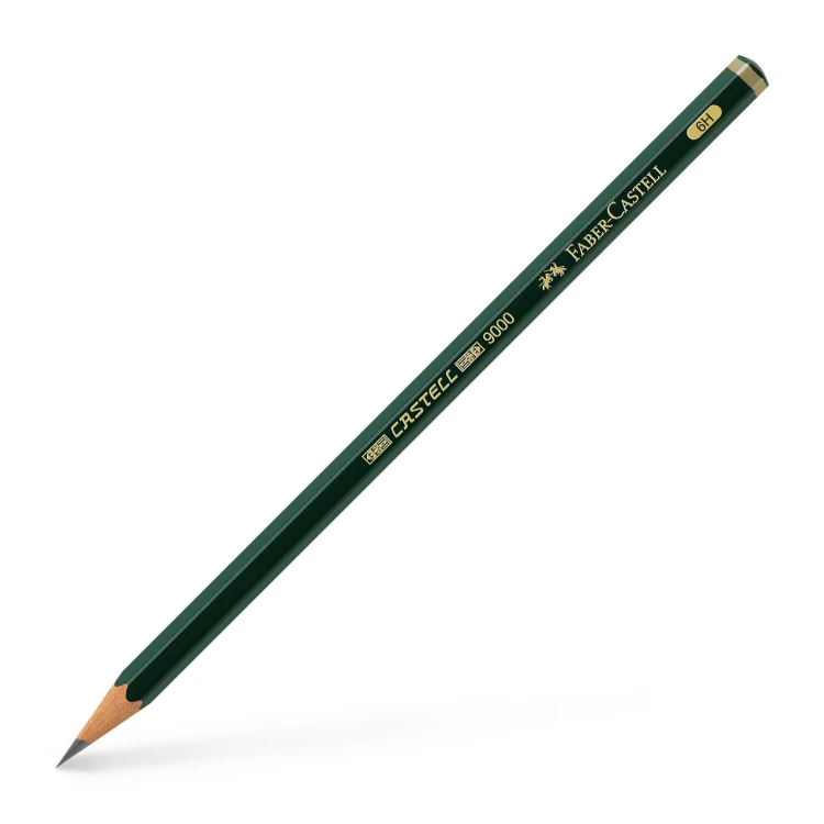 Ołówek castell 9000/6H Faber-Castell – zdjęcie 2