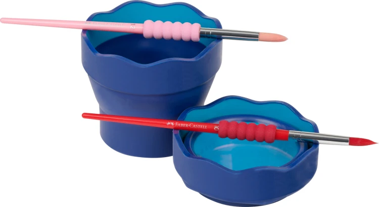 Pojemnik na wodę clik&go niebieski Faber-Castell – zdjęcie 5