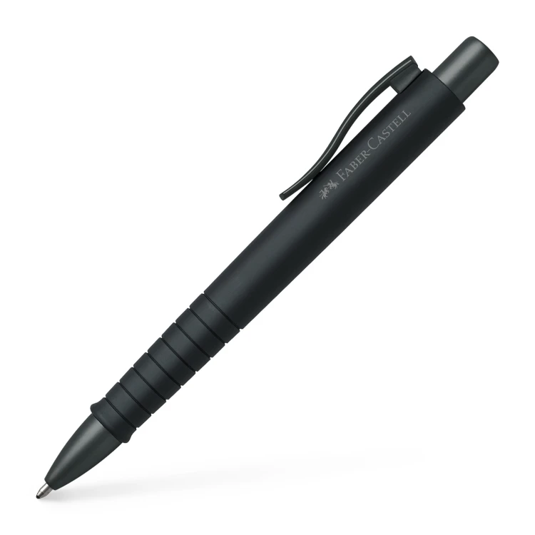 Długopis poly ball xb all black Faber-Castell – zdjęcie 2