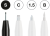 Pitt artist pen black&white 4 szt.etui Faber-Castell – zdjęcie 2