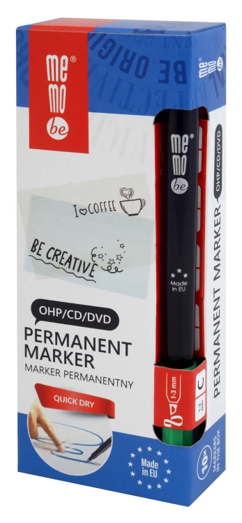 Marker permanentny OHP MemoBe MM253 końcówka C 1-3 mm zielony – zdjęcie 5