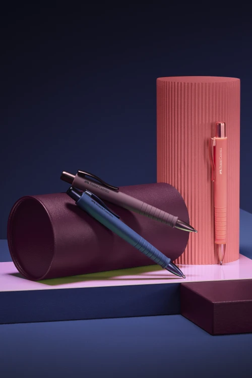 Długopis poly ball urban bordeaux xb Faber-Castell – zdjęcie 3