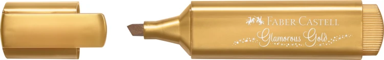 Zakreślacz 1546 metaliczny złoty Faber-Castell – zdjęcie 3