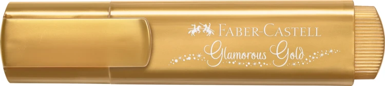 Zakreślacz 1546 metaliczny złoty Faber-Castell – zdjęcie 4