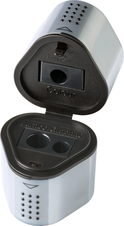 Temperówka grip 2001 trio srebrna blister Faber-Castell – zdjęcie 4