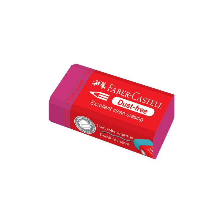 Gumka dust free kolory pastelowe Faber-Castell – zdjęcie 3