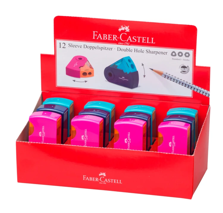 Temperówka podwójna sleeve kolory trend 2019 Faber-Castell – zdjęcie 2
