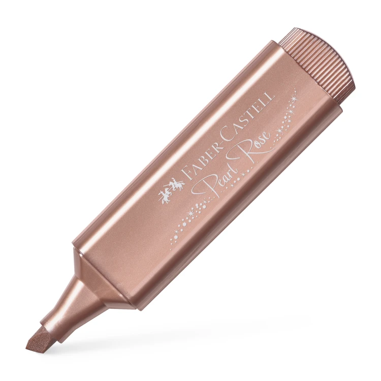 Zakreślacz 1546 metaliczny różowy Faber-Castell – zdjęcie 4